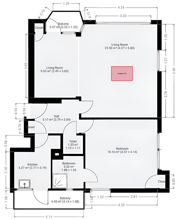 mediumsize floorplan